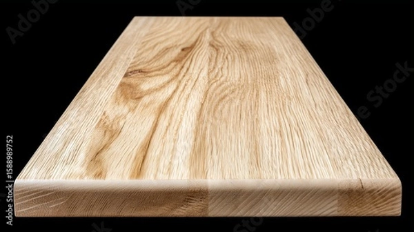 Fototapeta Wood plank with natural grain design ready for various crafting projects