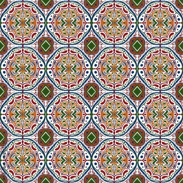 Fototapeta Colorful Moroccan Mosaic Pattern