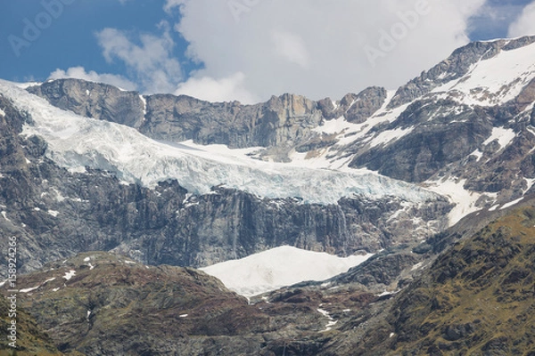 Fototapeta Alpine glacier