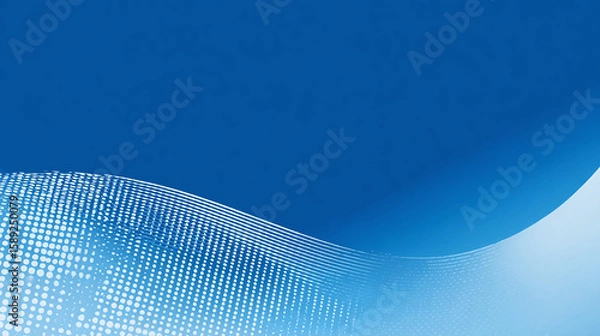 Fototapeta abstract blue background with waves