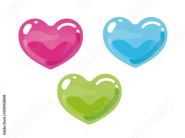 Obraz プルプルのハート