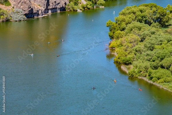 Obraz Sanke River kayakers