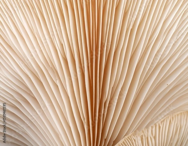 Fototapeta Close-up of a mushroom's gills