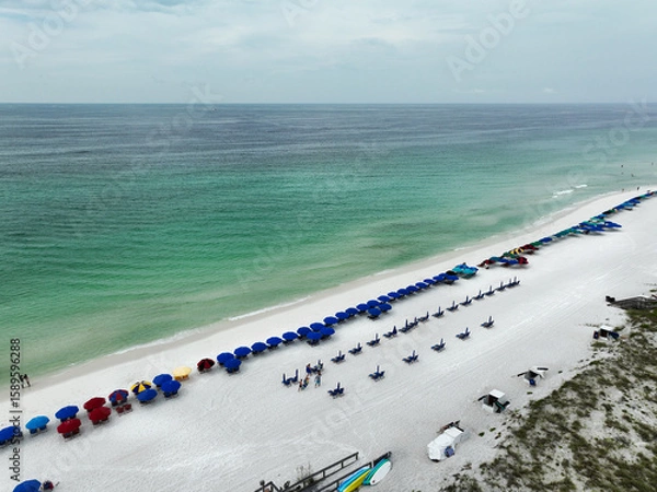 Obraz Drone view Destin, Florida Beach