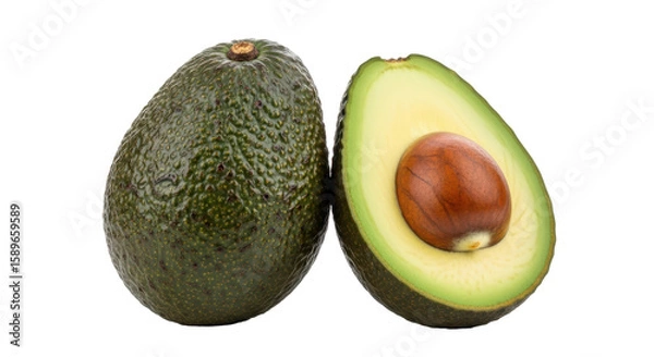 Fototapeta Isolated Avocado