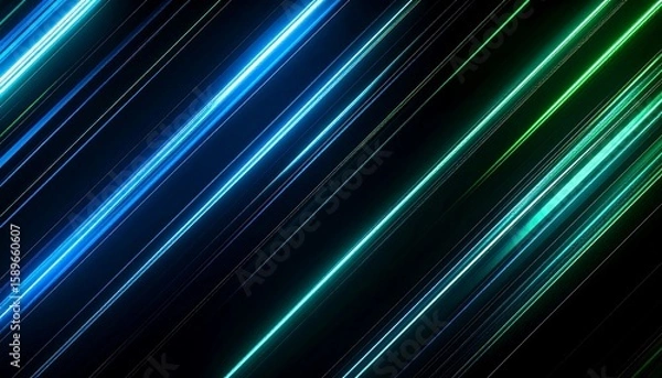 Obraz Abstract diagonal light streaks