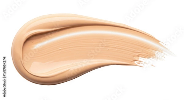 Fototapeta Isolated Beige Foundation Swatch