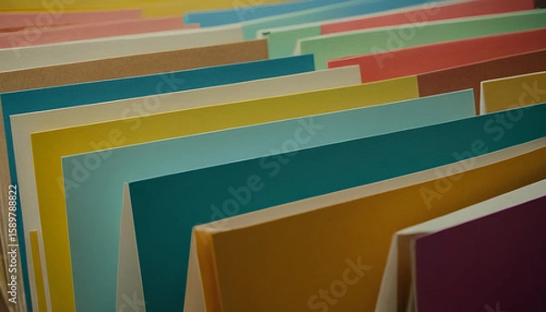 Fototapeta abstract background with colorful stripes bags