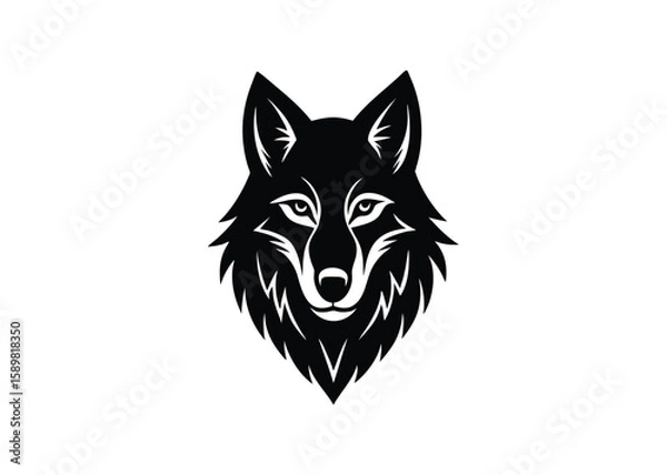 Obraz wolf head vector