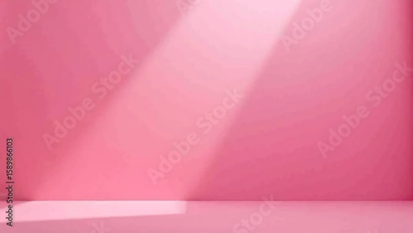 Fototapeta vibrant hot pink solid color background fills frame radiating warmth energy soft natural light clean edges seamless