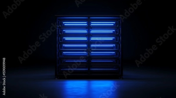 Obraz Golden Wheat Field with Trees Under a Blue Sky