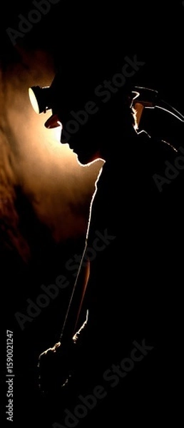 Obraz Golden Wheat Field with Trees Under a Blue Sky