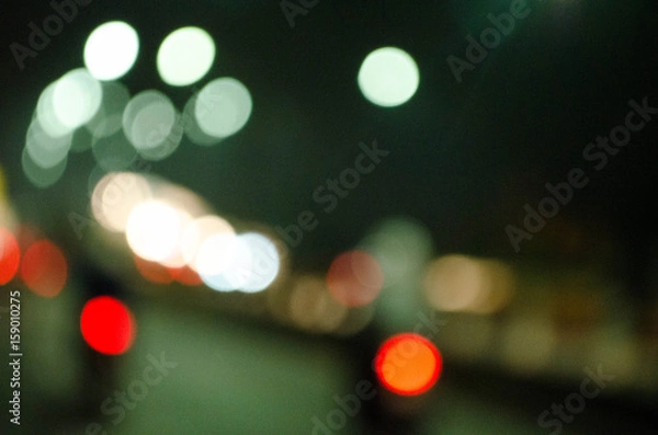 Obraz Background blur highway at night