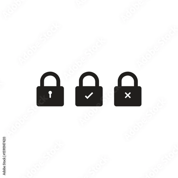 Fototapeta Lock Vector Art, Icons, and Graphics for Free Download