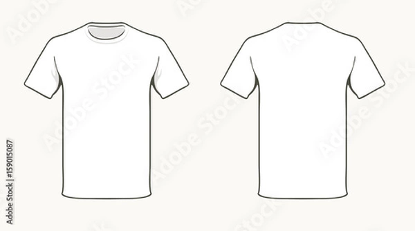 Fototapeta T-shirt template