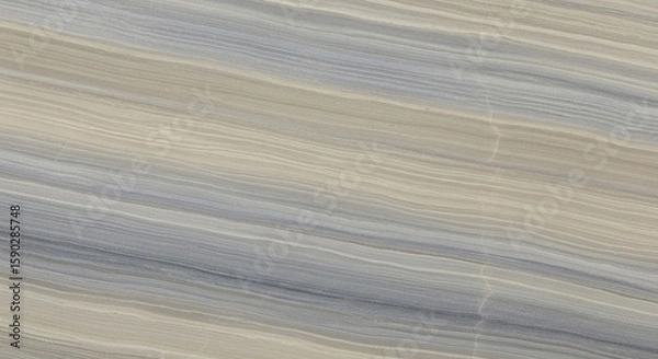 Fototapeta Abstract image featuring horizontal bands of beige and blue, creating a textured, linear pattern.