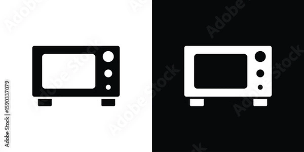 Fototapeta Microwave icon