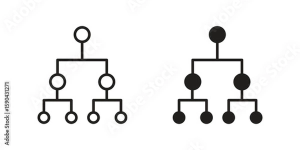 Obraz Consolidation icon. vector flat and line symbols. Vector Graphics.