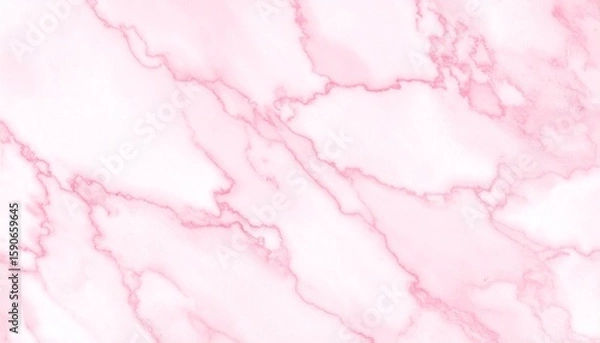 Obraz Elegant pink marble texture with soft white veining, showcasing a natural and organic pattern ideal for decorative and interior design applications.