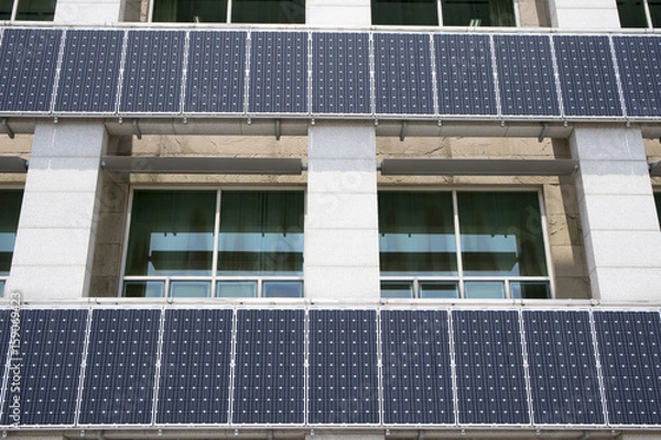 Fototapeta solarcell panel for ecofriendly generating electricity