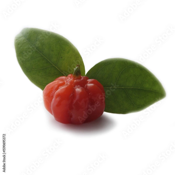 Obraz Pitanga fruit on a white background
