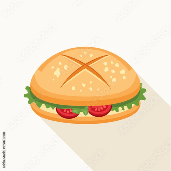 Fototapeta Homemade Pita Bread: Soft & Versatile