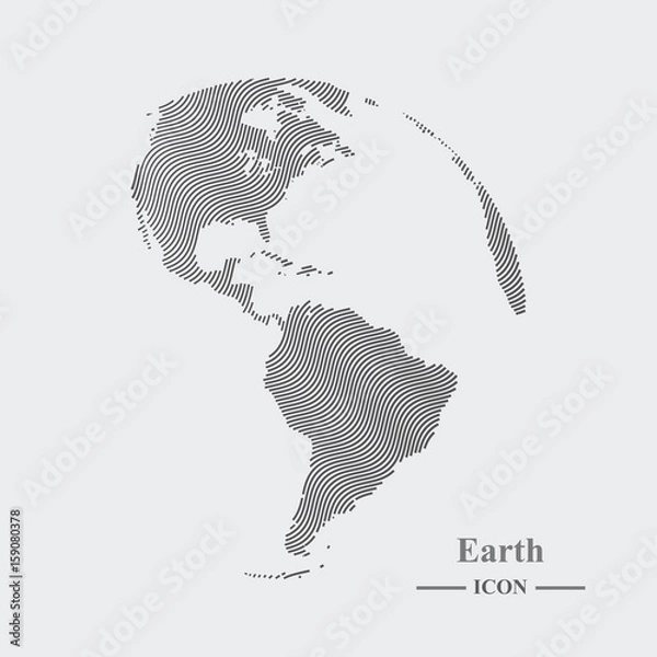 Obraz  Abstract globe