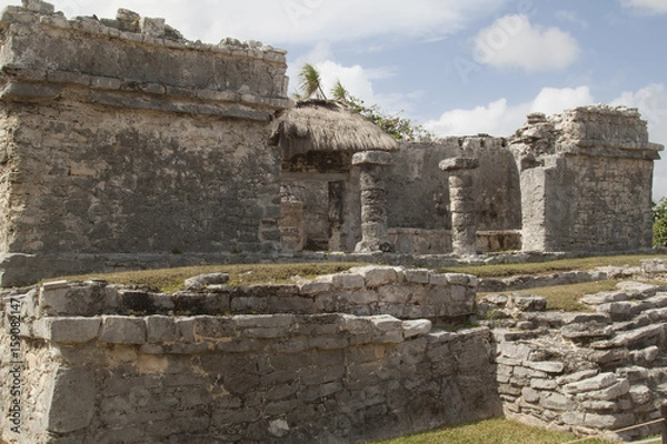 Obraz Tulum Messico rovine maya Quintana Roo