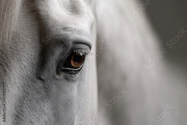 Fototapeta capture minimalist portraits of top  animals against soft bokeh background
