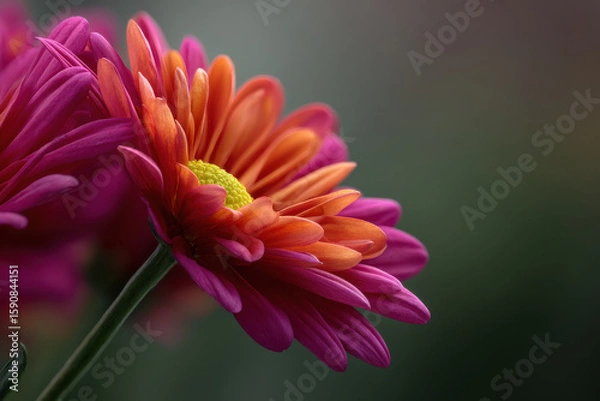 Fototapeta capture vibrant essence of summer through stunning display of bright color palettes