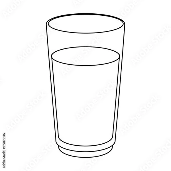 Fototapeta orange juice icon over white background vector illustration