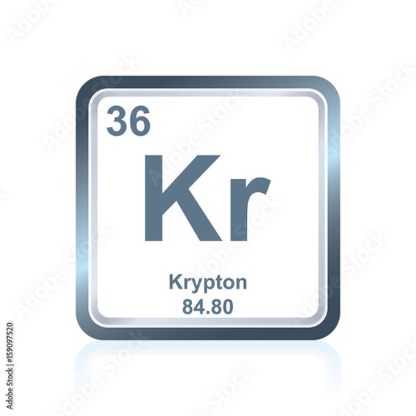 Obraz Chemical element krypton from the Periodic Table