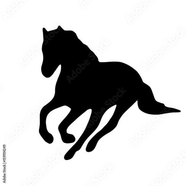 Fototapeta シルエットの馬