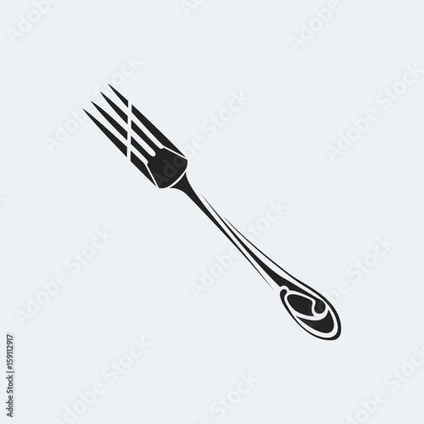 Obraz Fork vector