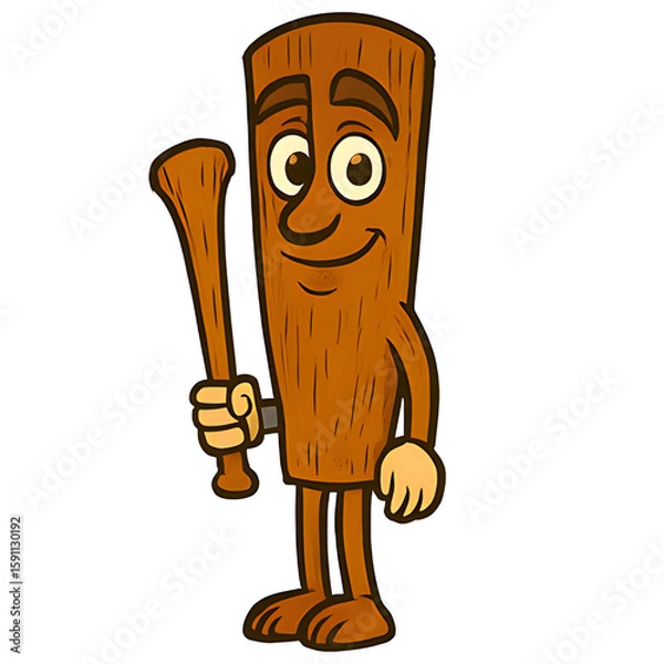 Fototapeta Tung Tung Tung Sahur Italian Brainrot Meme Character