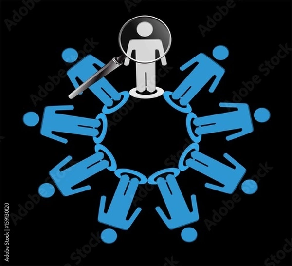 Obraz Icons for people