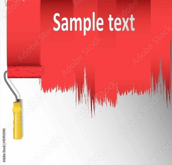 Obraz Brush with paints