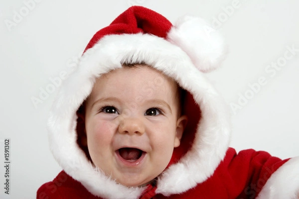 Fototapeta santa baby