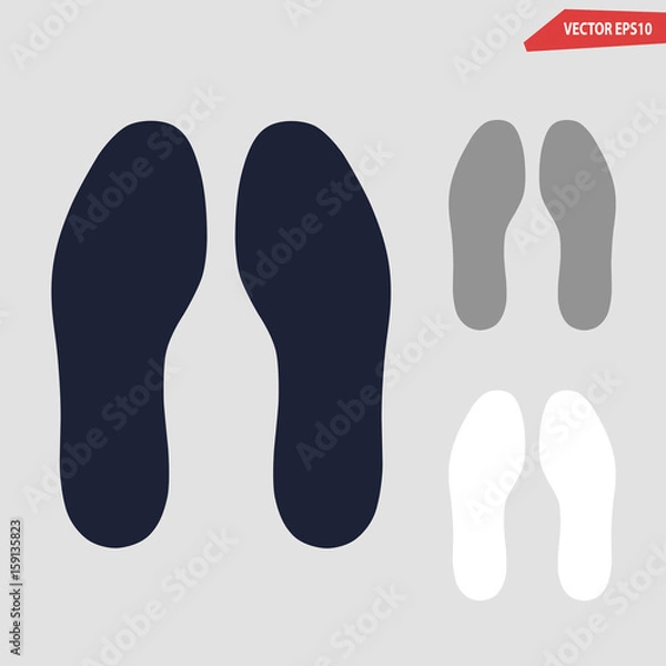 Fototapeta buty ikona wkładka