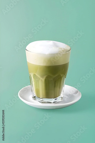 Obraz Elevated Matcha Indulgence , Serene Matcha Moment