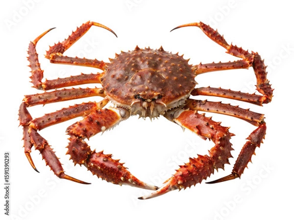 Obraz crab on white background