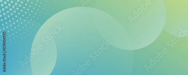 Obraz Fresh blue light gradient web abstract background geometry shine and layer element vector for presentation design, banner, poster, and much more