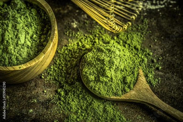 Obraz Zielona herbata Matcha