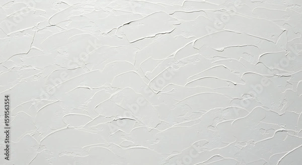 Obraz White textured plaster surface background