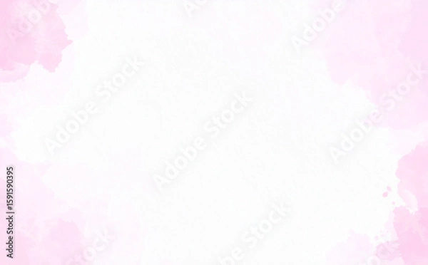 Fototapeta 淡いピンクの水彩グラデーション背景テクスチャ


