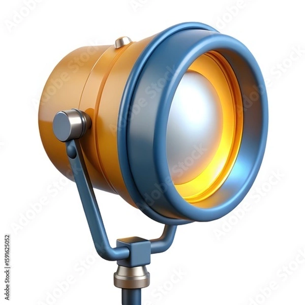 Fototapeta 3D Bright Studio Light with Clean Minimal Background for Product Display and Professional Rendering