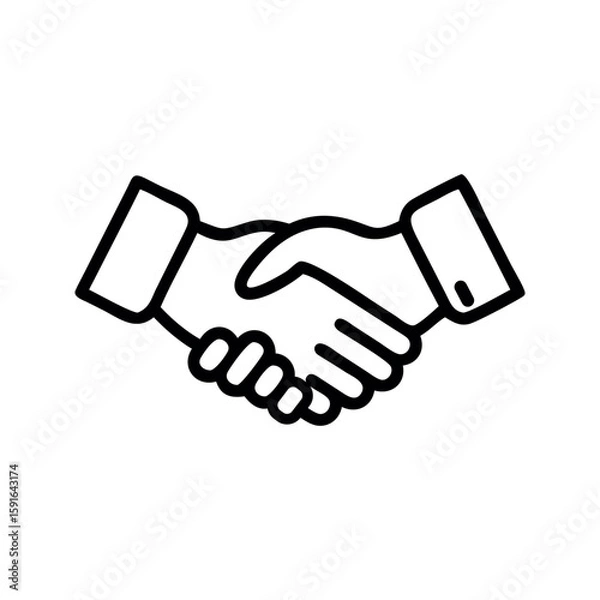 Obraz Handshake agreement partnership collaboration business