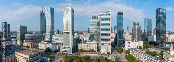 Obraz Warszawa, panorama miasta