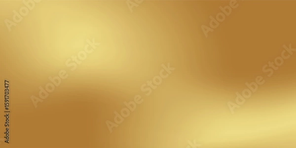 Fototapeta Gold abstract blurred gradient background. Vector illustration.