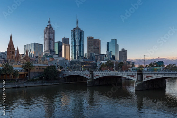 Obraz Melbourne city skyline